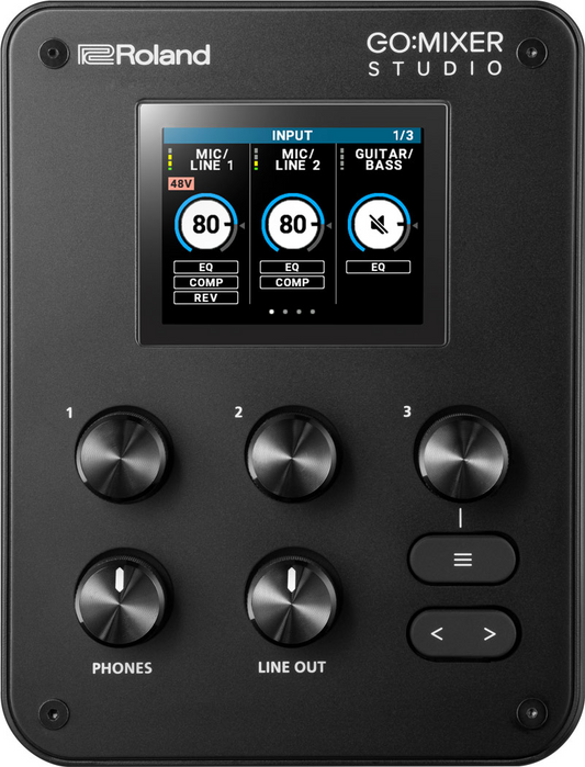 Roland GO:Mixer Studio Portable Audio Interface