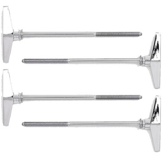 Gibraltar 4-1/2" (114mm) Bass Drum T Tension Rod 4 Pack