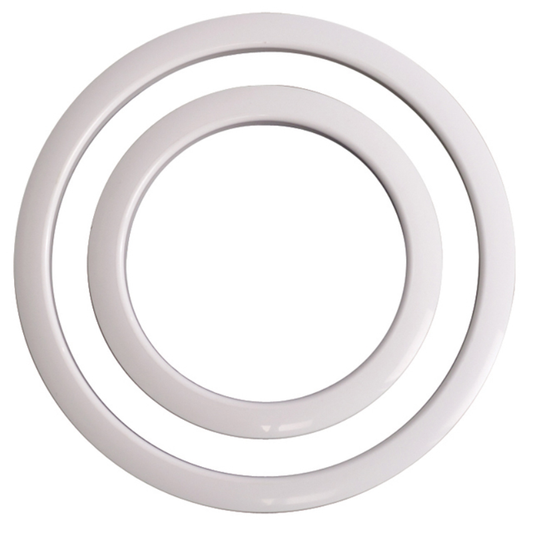 Gibraltar SC-GPHP-6W Bass Drum Port Hole Protector 6" White Finish 1 Pack