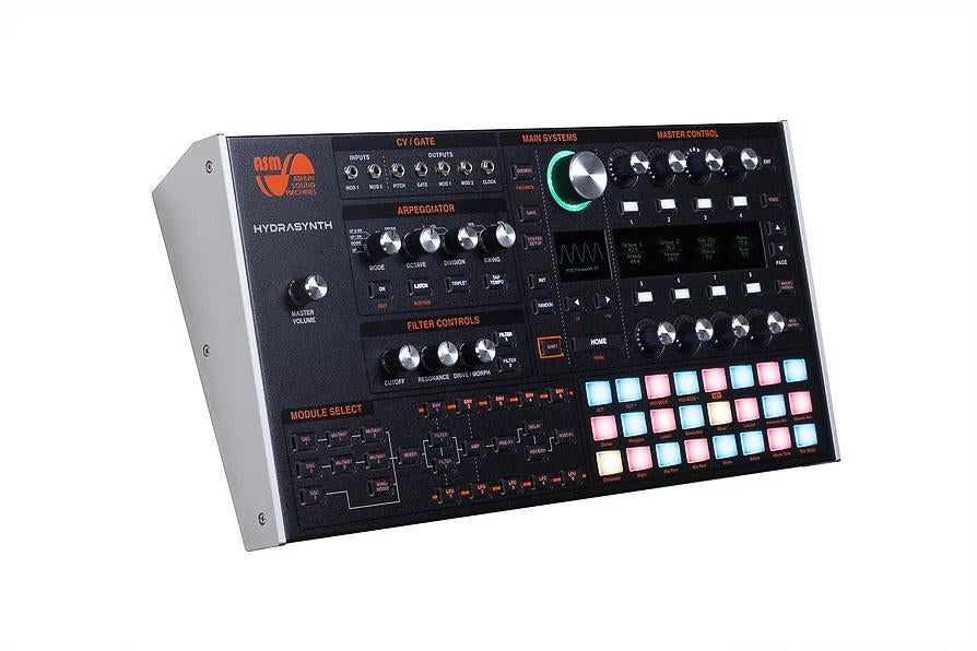 Ashun Sound Machines Hydrasynth Desktop and Rack Synthesizer