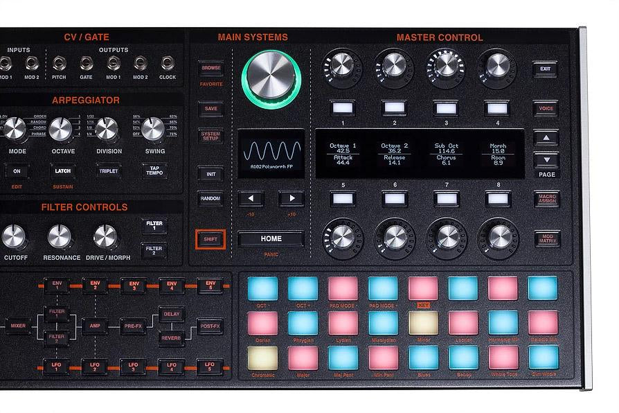 Ashun Sound Machines Hydrasynth Desktop and Rack Synthesizer