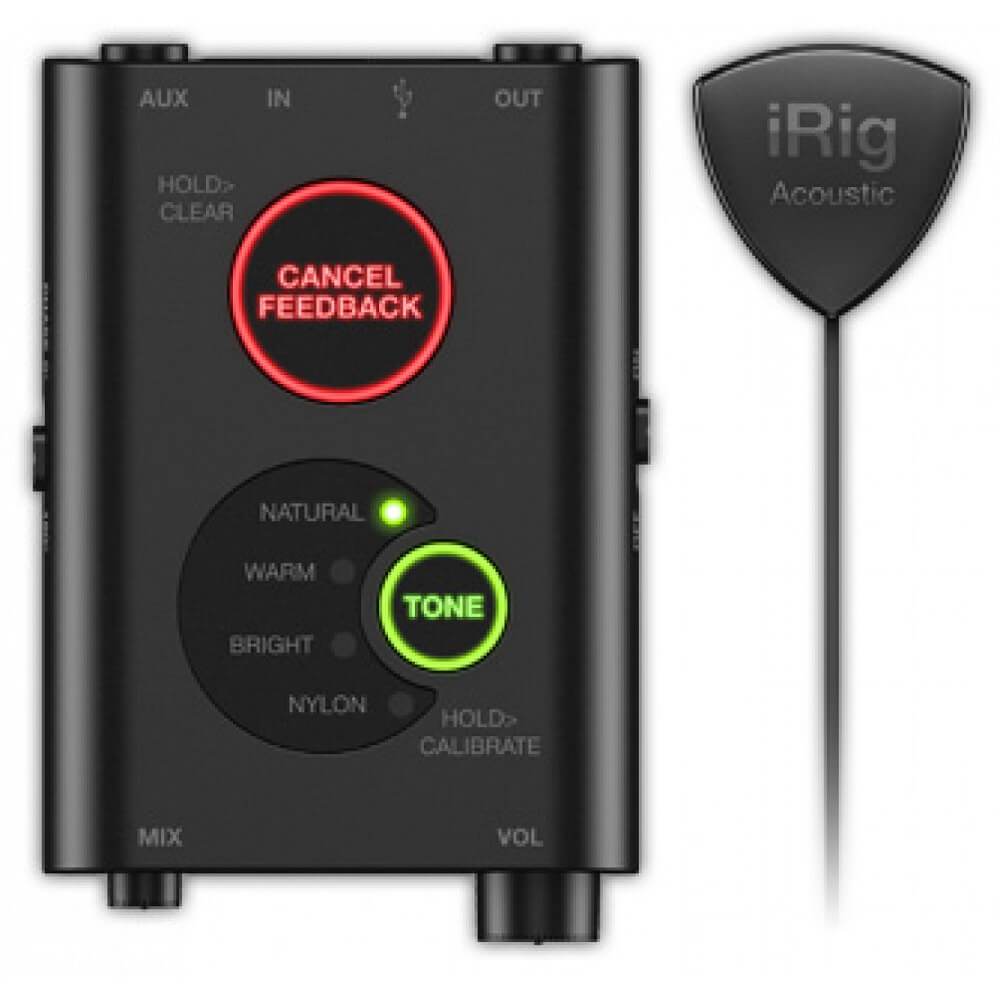 IK Multimedia iRig Acoustic Stage  Advanced Mic System For Acoustic Guitars