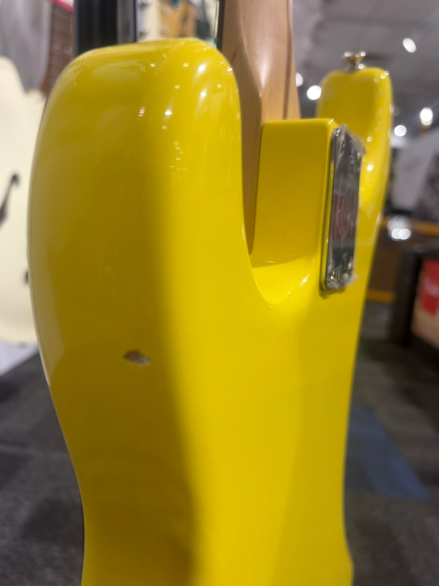 Fender Tom DeLonge Stratocaster, RW Fingerboard in Graffiti Yellow | EX-DEMO