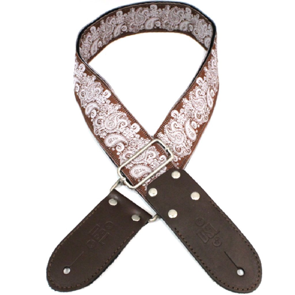 DSL Straps Jacquard Weaving Strap in PAIS BROWN