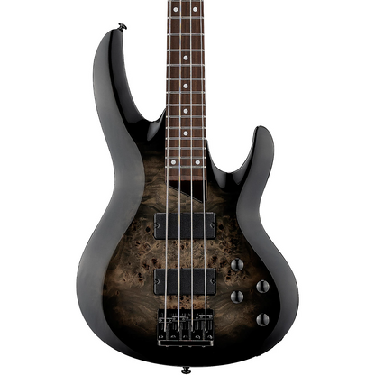 ESP LTD B 204 DX Electric Bass Guitar in Black Burst