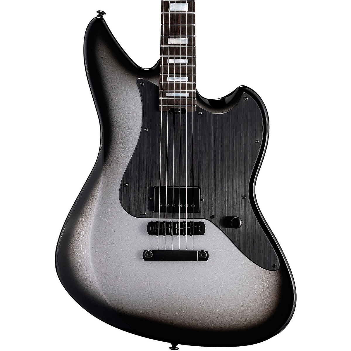 ESP LTD Joe Duplantier JD-1 Signature Electric Guitar in Silver Sunburst