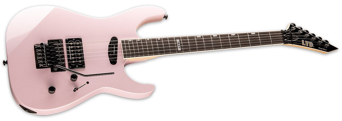 ESP LTD Mirage Deluxe '87 Left Handed Electric Guitar in Pearl Pink