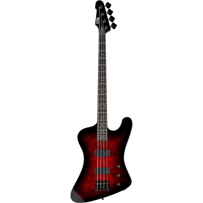 ESP LTD PH-X 204 Electric Bass Guitar in Red Burst