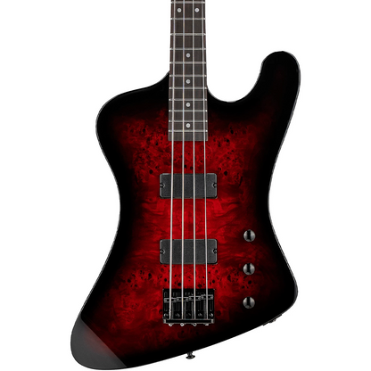 ESP LTD PH-X 204 Electric Bass Guitar in Red Burst