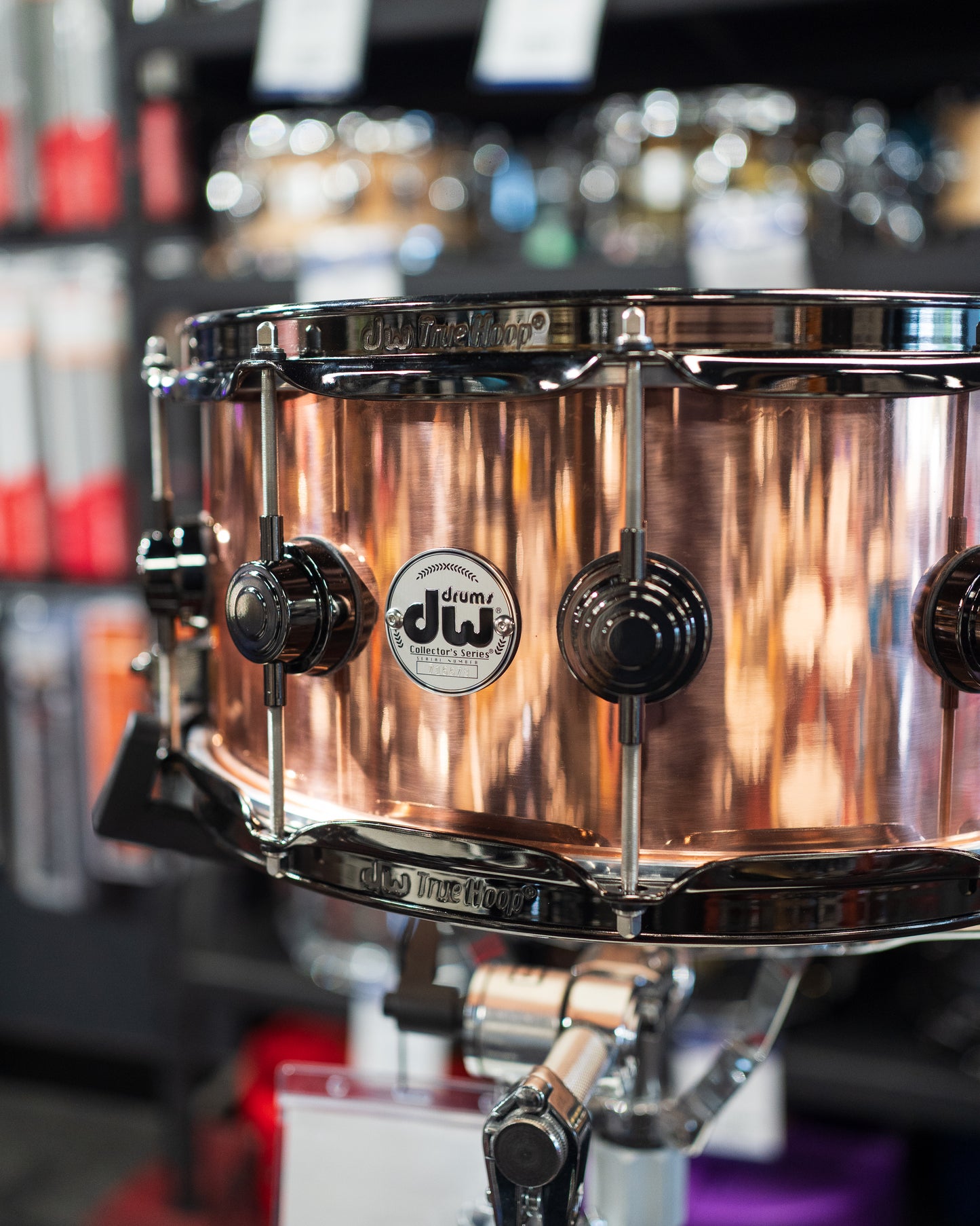 DW Collectors 3mm Copper Snare Drum 14x6.5 Black Nickel Hardware Snare Drum