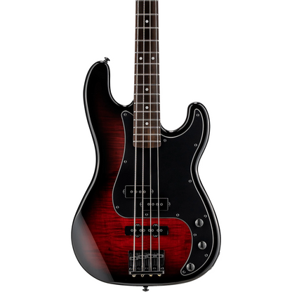 ESP LTD  Surveyor 204 DX Bass Guitar in Red Burst