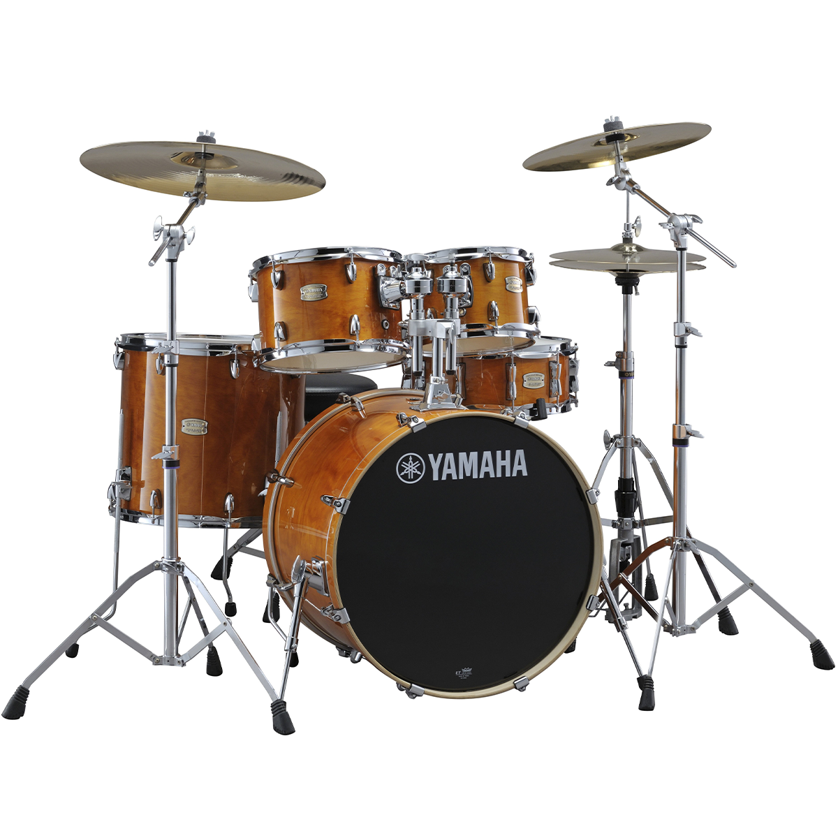 Yamaha Stage Custom Birch Euro Sizes 5-Piece Drum Kit in Honey Amber
