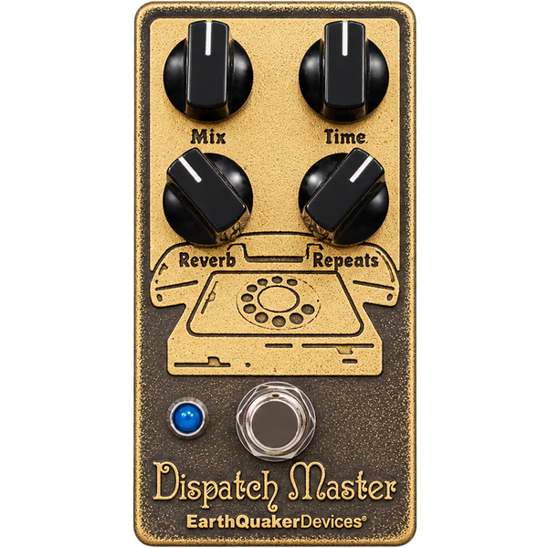 EarthQuaker Devices Limited Edition KGR Harmony Metal Enclosure Dispatch Master Delay and Reverb Pedal