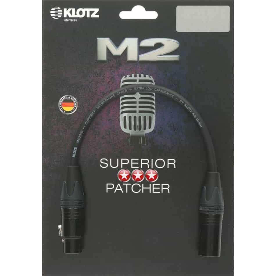Klotz M2 3m Microphone Cable