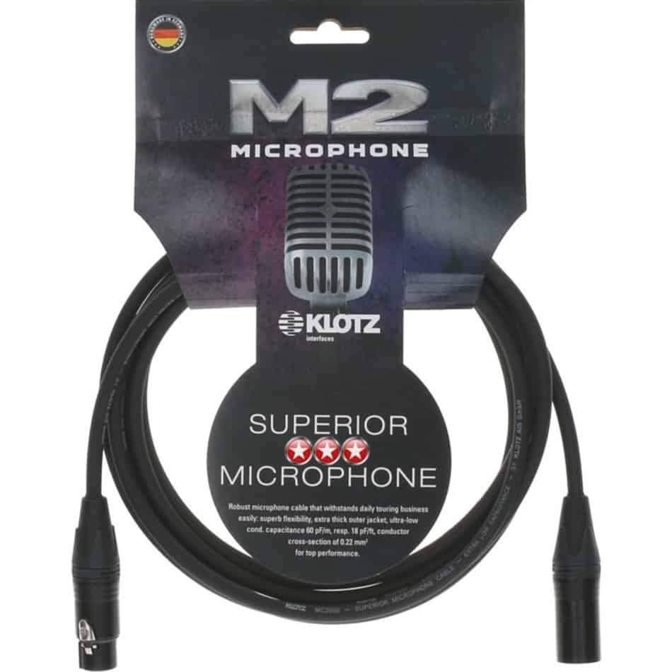 Klotz M2 3m Microphone Cable