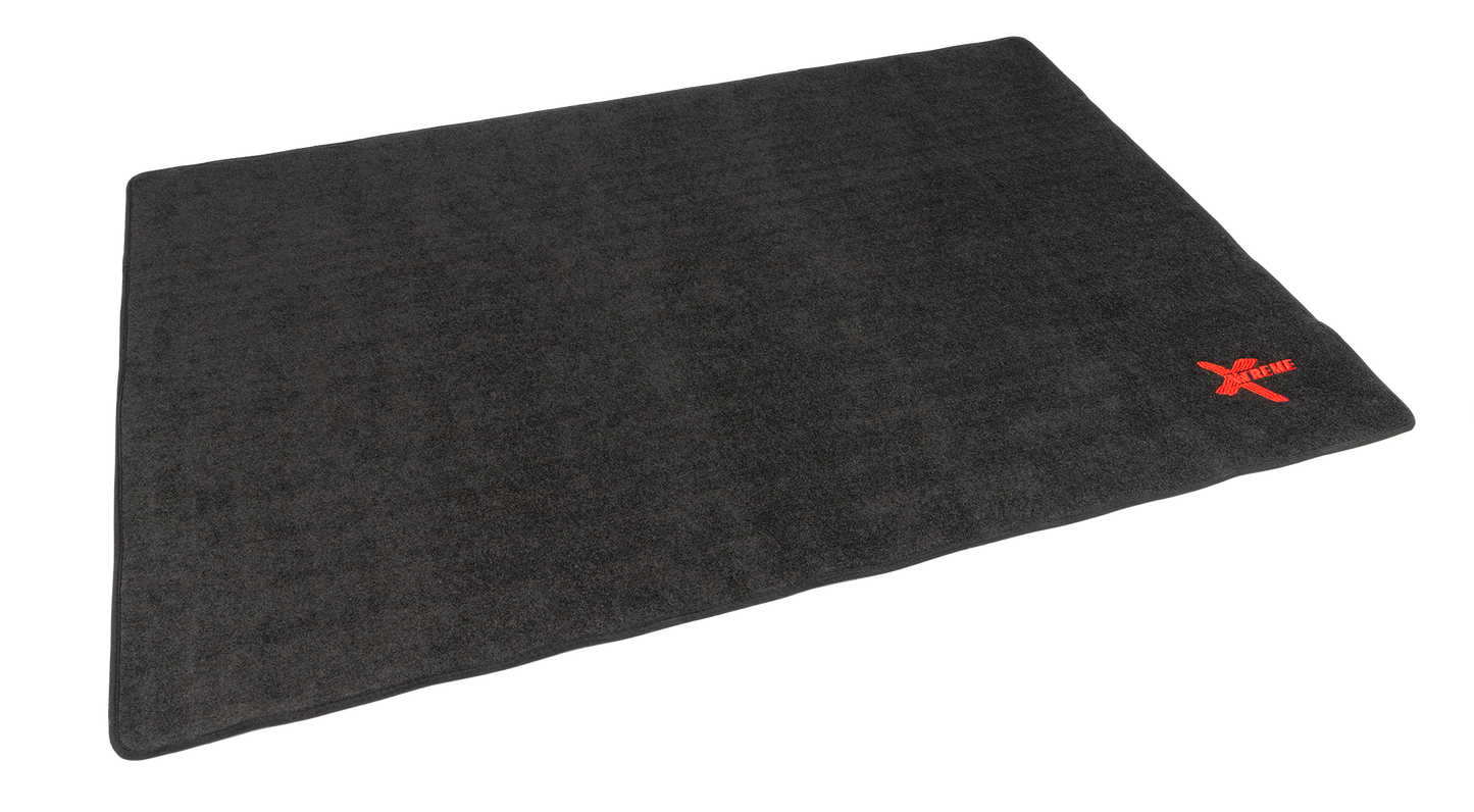 Xtreme Drum Mat 180cm x 120cm Rug in Black