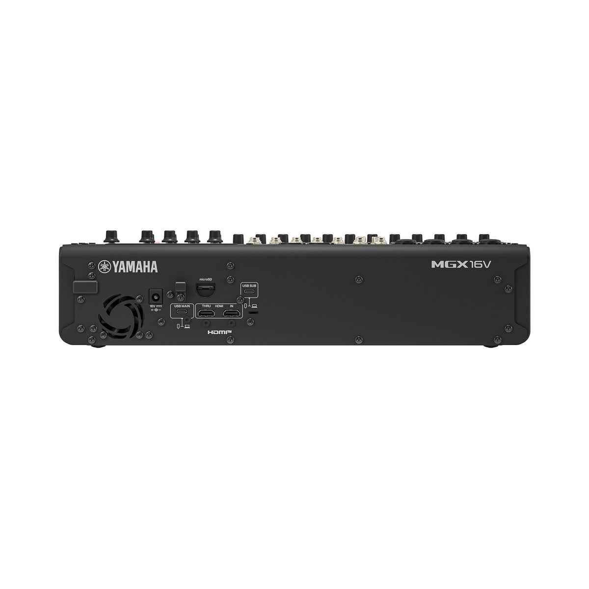 Yamaha MGX16V Digital Mixing Console With Video Interface in Black