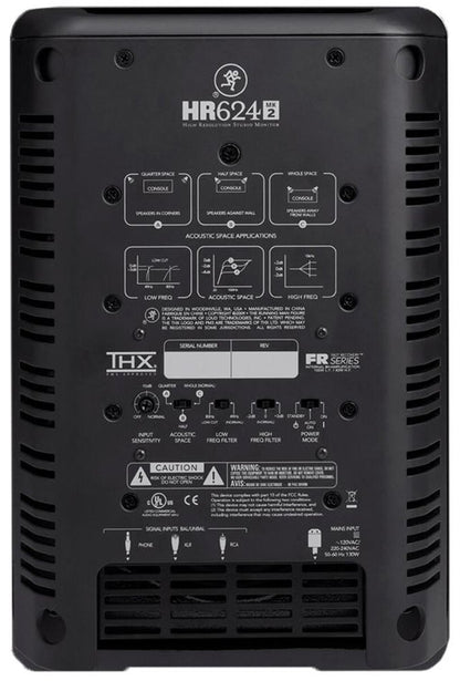 Mackie HR624mk2 6" 2 Way Active Studio Monitor
