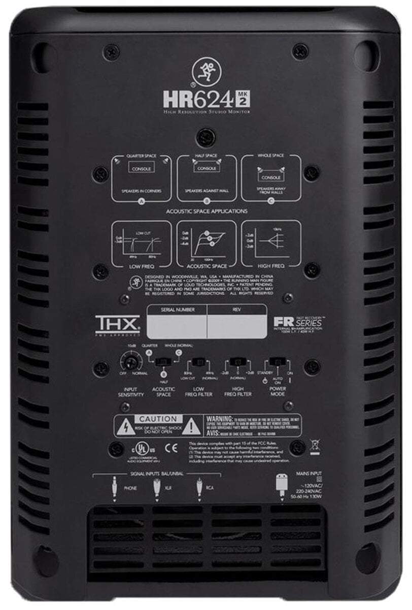 Mackie HR624mk2 6" 2 Way Active Studio Monitor | EX-DEMO