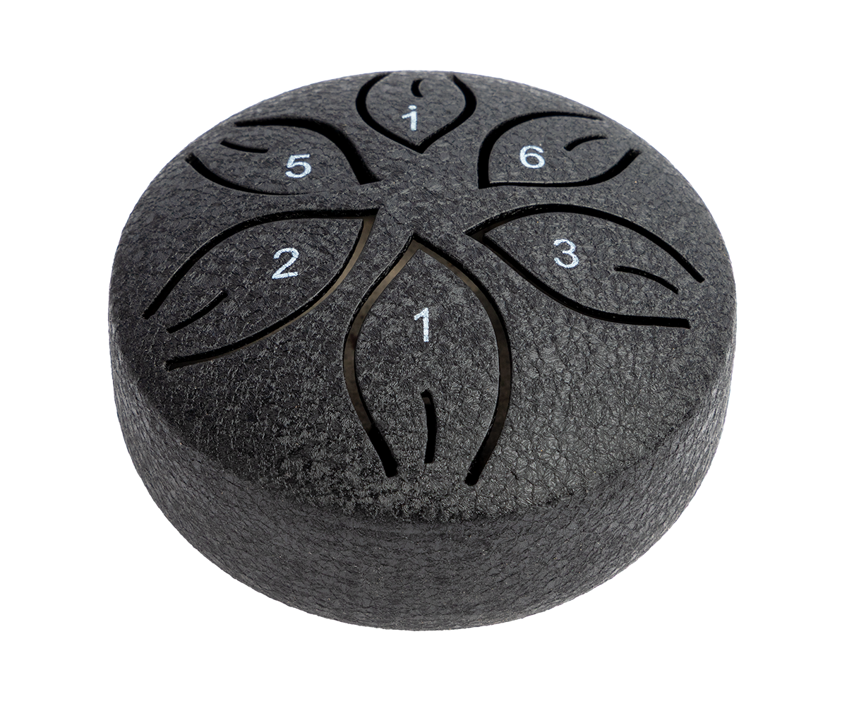 Mano Percussion 3" Tongue Drum in Black