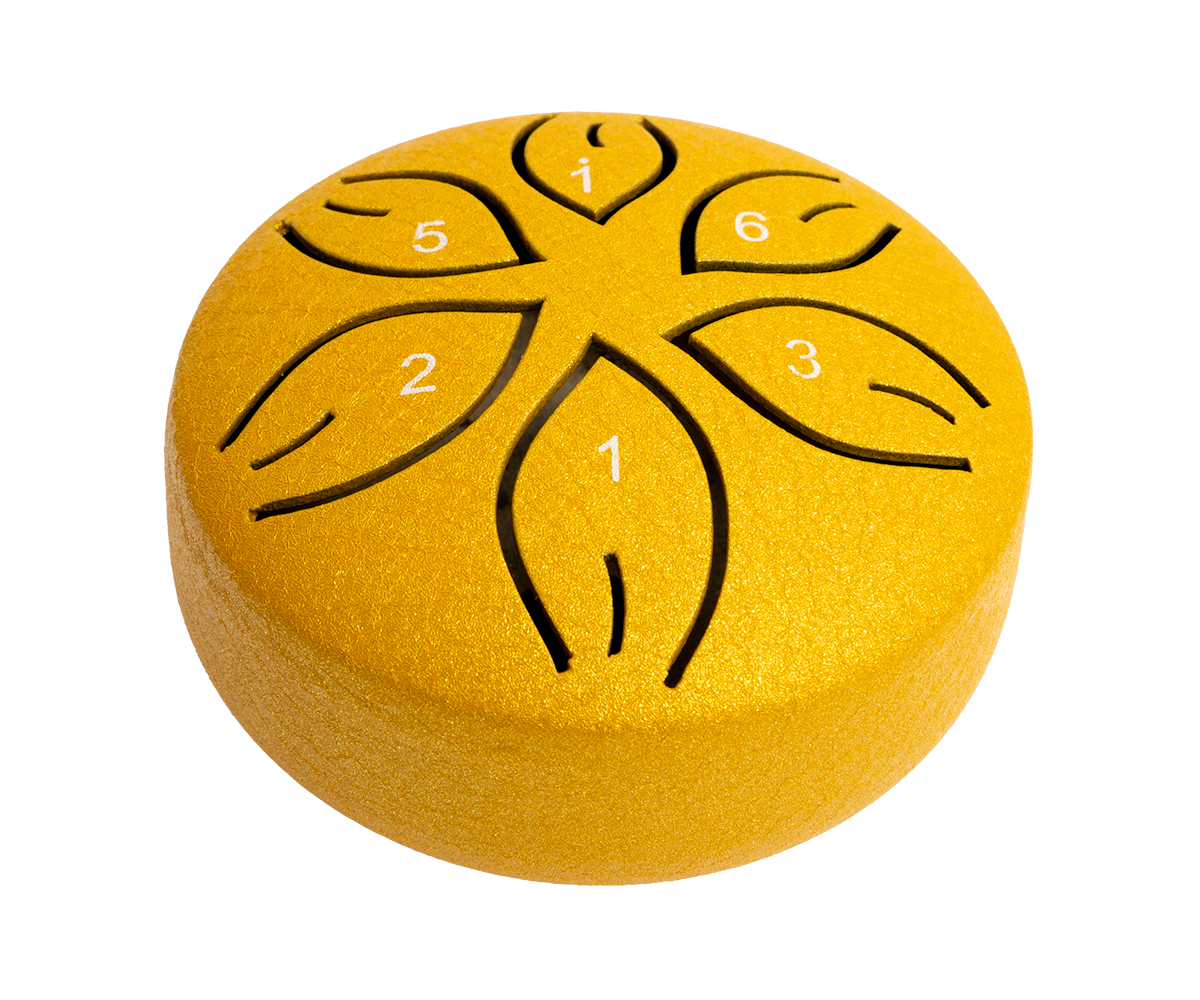 Mano Percussion 3" Tongue Drum in Gold