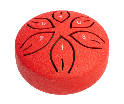 Mano Percussion 3" Tongue Drum in Red