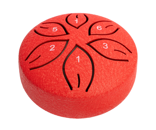 Mano Percussion 3" Tongue Drum in Red