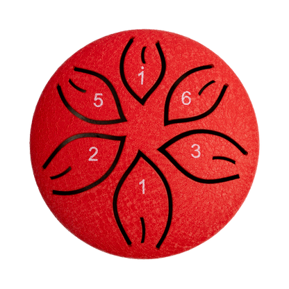 Mano Percussion 3" Tongue Drum in Red