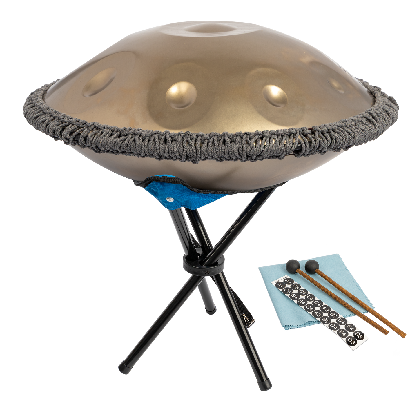Mano Percussion ManoPan 10-Note Handpan in Gold