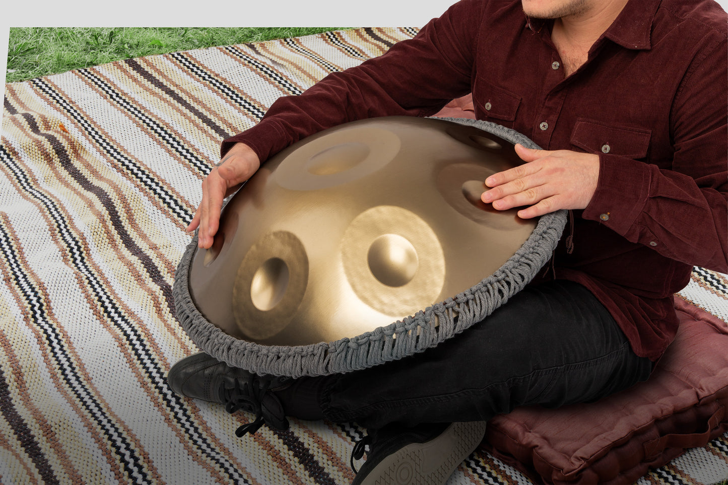 Mano Percussion ManoPan 10-Note Handpan in Gold