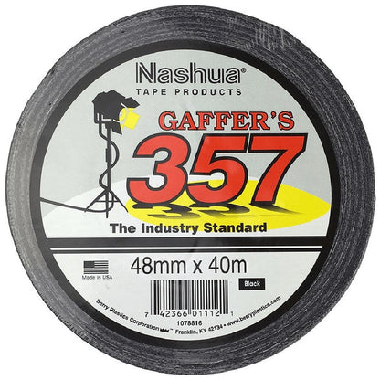 Nashua 357 Gaffer Tape 48mm x 40m in Black