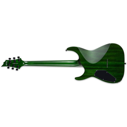 ESP LTD H 1001QM Electric Guitar in See Thru Green