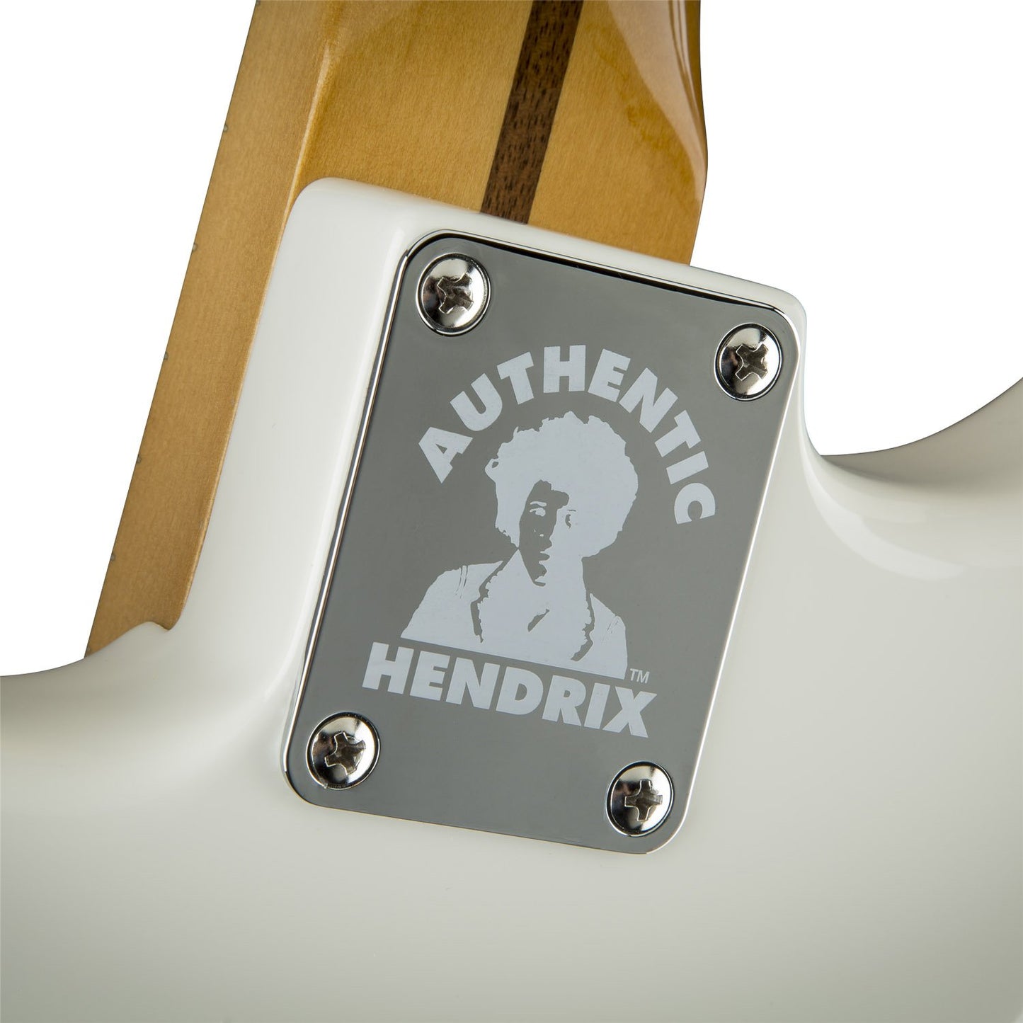 Fender Jimi Hendrix Stratocaster, Maple Fingerboard in Olympic White