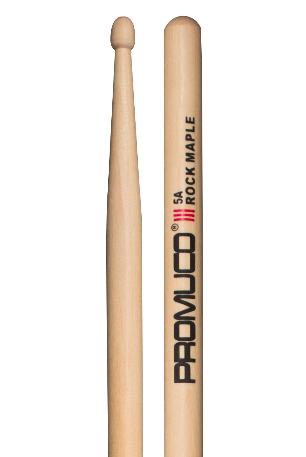 Promuco 18025A Rock Maple 5A Wood Tip Drum Sticks