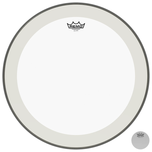 Remo 20" Powerstroke P4 Clear Bass Drumhead