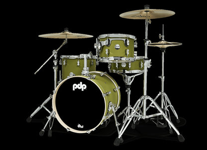 PDP Concept Maple 3 Piece Drum Kit in Satin Olive