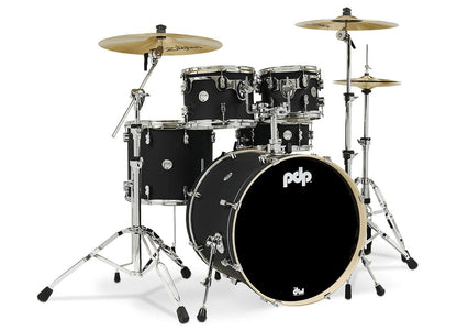 PDP Concept Maple 22 5 Piece Shell Pack in Satin Black