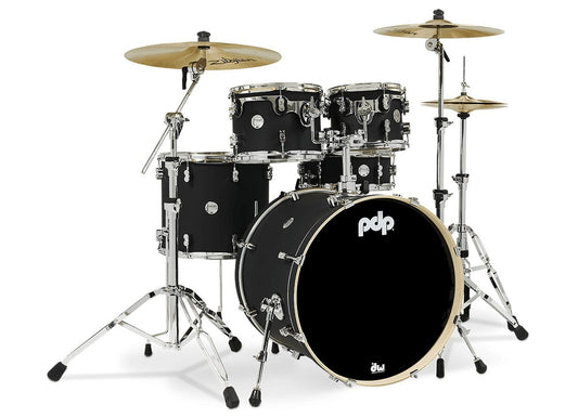 PDP Concept Maple 22 5 Piece Shell Pack in Satin Black