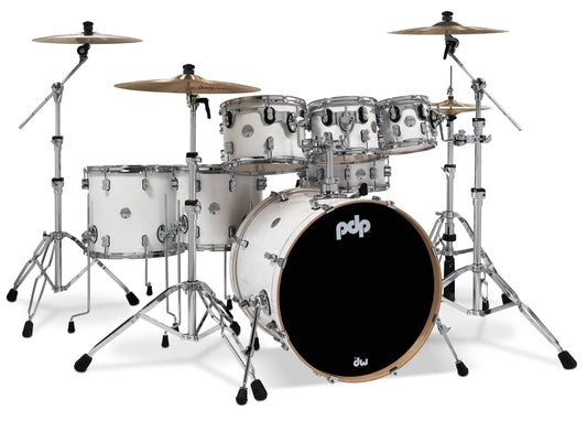 PDP Concept Maple 22 7 Piece Shell Pack in Pearlescent White
