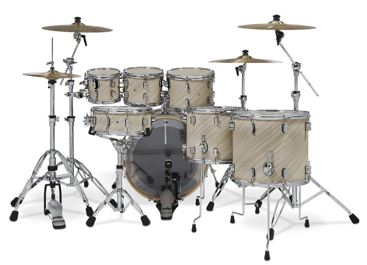 PDP Concept Maple 22 7 Piece Shell Pack in Twisted Ivory