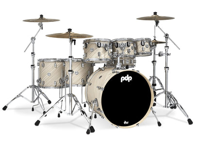 PDP Concept Maple 22 7 Piece Shell Pack in Twisted Ivory