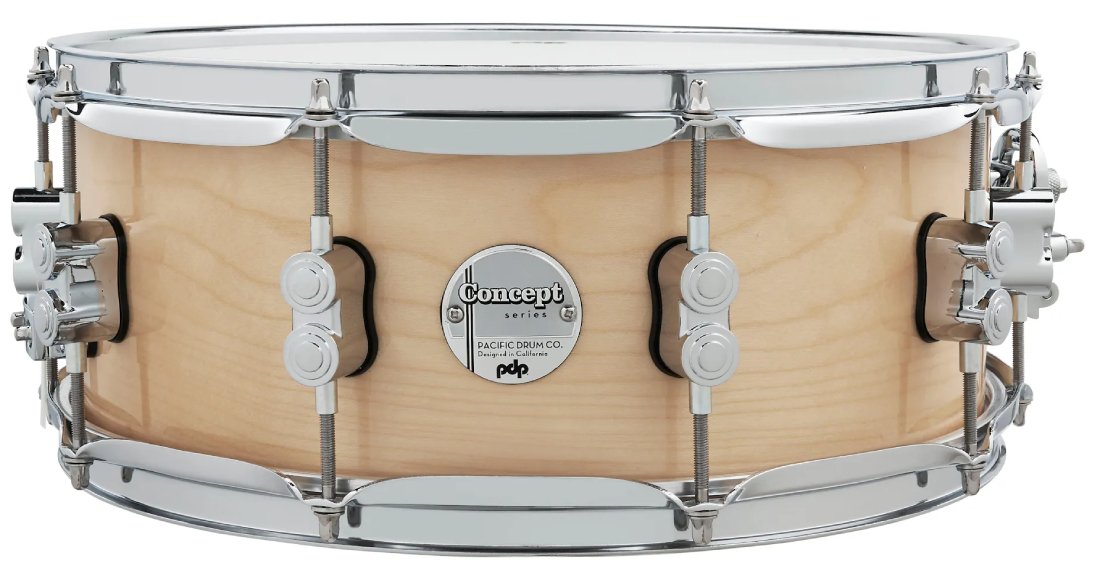 PDP Concept Series 5.5" x 14" Natural Lacquer Snare Drum