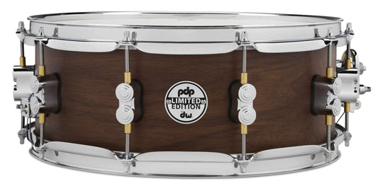 PDP Limited Edition 5.5" x 14" Maple Walnut Natural Satin Snare Drum