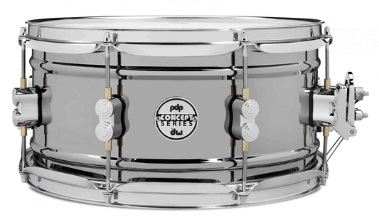 PDP Concept Series 6.5" x 13" Black Nickel Over Steel Snare Drum
