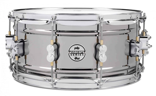 PDP Concept Series 6.5" x 14" Black Nickel Over Steel Snare Drum