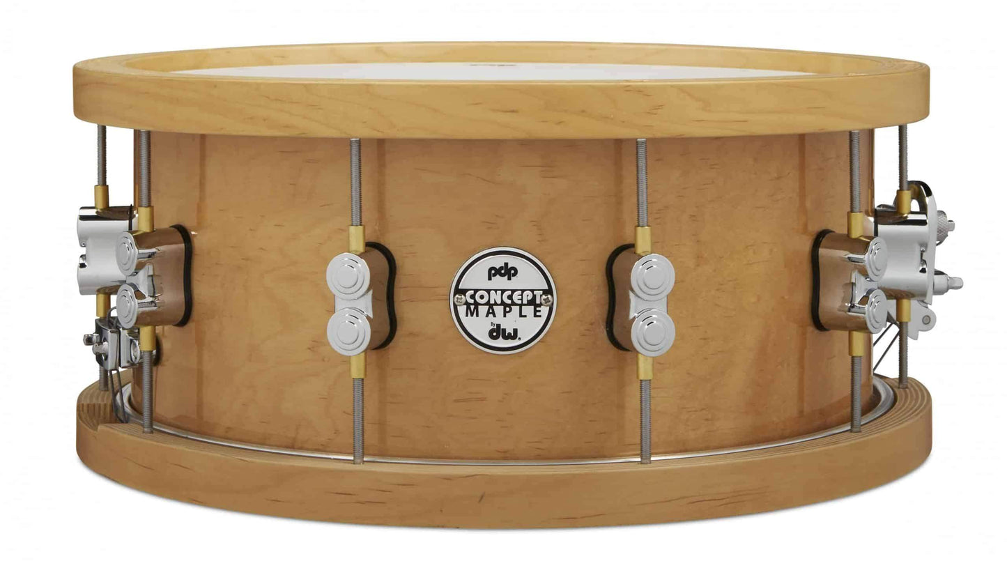 PDP Concept Series 6.5" x 14" Wood Hoop Snare Drum