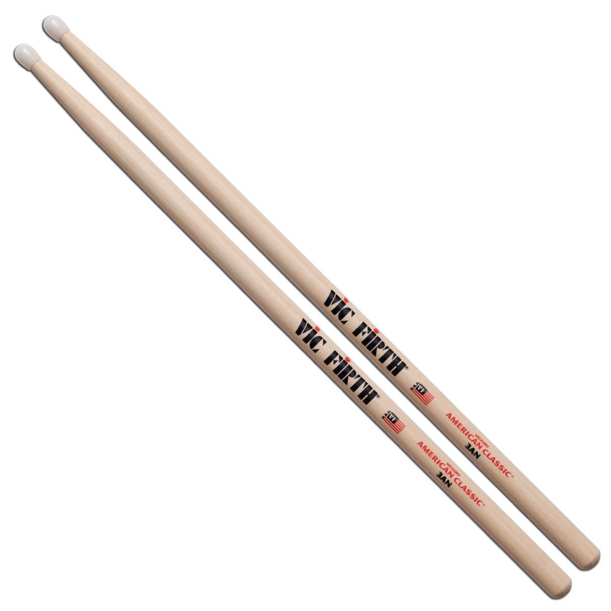 Vic Firth American Classic 3A Nylon Tip Drumsticks