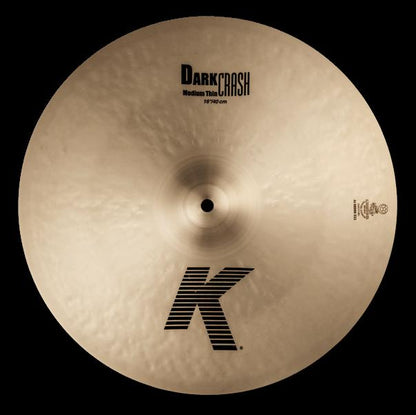 Zildjian Cymbals 16" K Zildjian Dark Medium Thin Crash