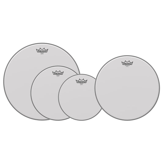 Remo Coated Emperor 10",12" and 16" Drum Head & 14" Ambassador Snare Head