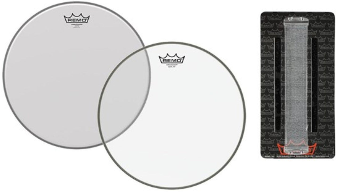 Remo Snare Maintenance Pro Pack 14" Amb Coated, 14" Amb Hazy and Wire
